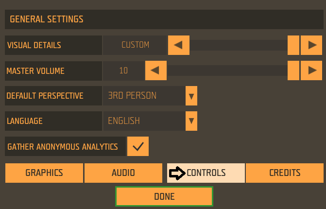 Keybinding 1.19 4. DCS Controls Commands.